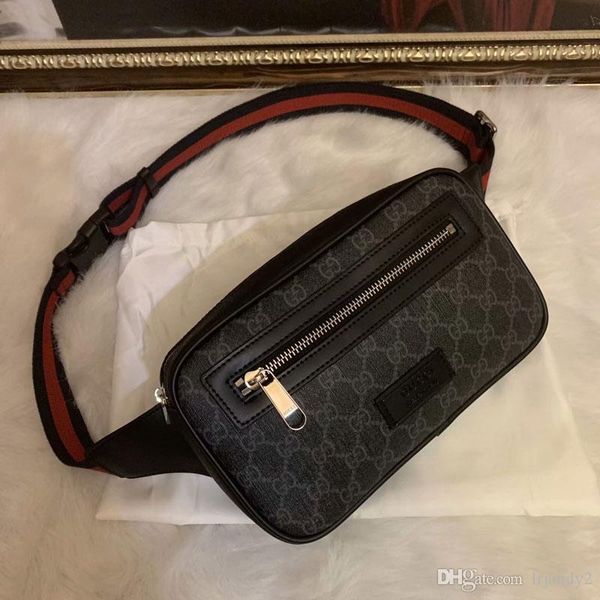 

Men pu leather bag men women leather port runner fanny pack belly wai t bum bag fitne running belt jogging pouch back grid 123234