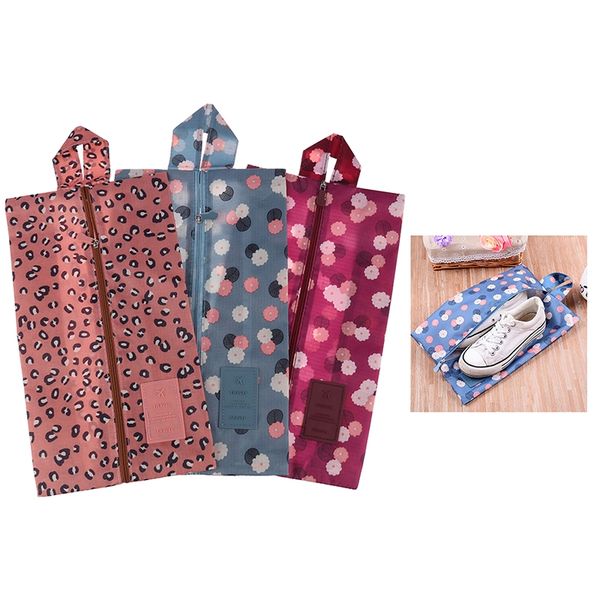 

портативный удобный легко носить с собой водонепроницаемый открытый путешествие tote обувь прачечная чехол на молнии для хранения сумка для