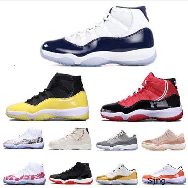 

new discount space jam 11 win like 96 gym red 11s midnight navy 11 basketball shoes training sport sneakers size ship