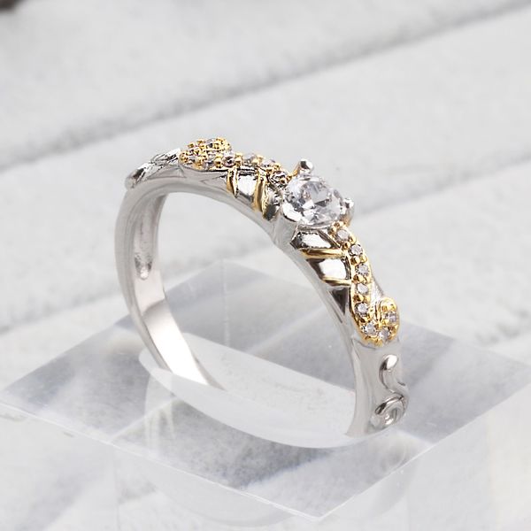 

wyjzy luxury gothic mainstream ring for women beautiful and generous color ladies anniversary ring fashion matching jewelry, Silver