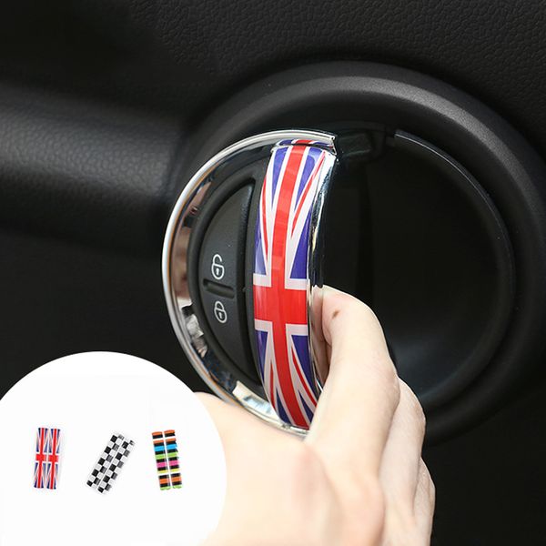Car Interior Door Handle Sticker Door Handle Protection Sticker For Mini Cooper F56 Car Accessories Automobile Key Replacement Automobile Keys From