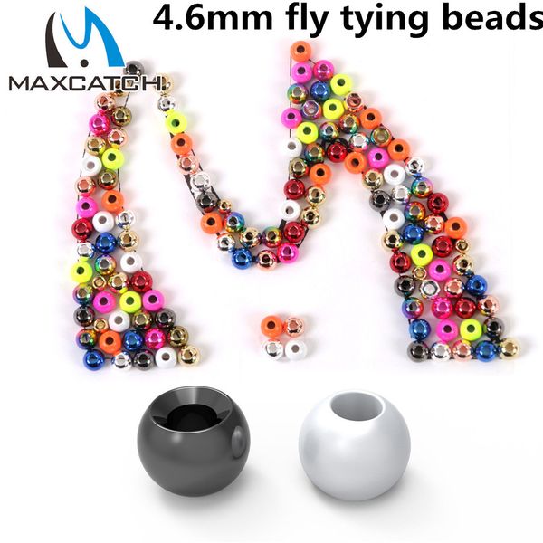 

maximumcatch tying beads 25 pieces 4.6 mm tungsten nymph ball beads tying material