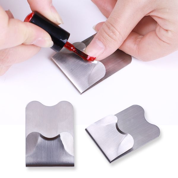 

1pc nail easy french line edge cutter stainless nail art tips smile tool edge trimmer styling form template smile tools