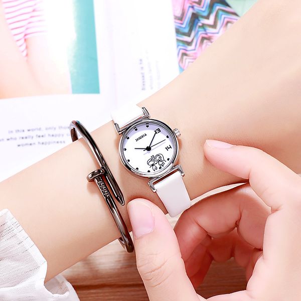 

women wrist watch fashion watch dress ladies quartz wristwatches for woman clock female hours hodinky montre femme small dial, Slivery;brown