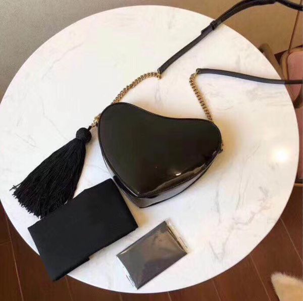 

2020 designer luxury handbags purses women brand chain shoulder bags heart crossbody bags gift with box