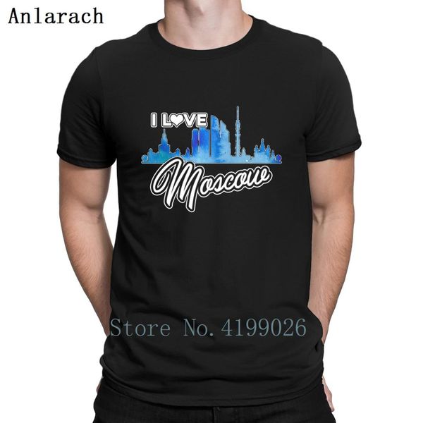 I Love Moscow Shirt T Shirt Spring 2019 Interesting Letters Images, Photos, Reviews