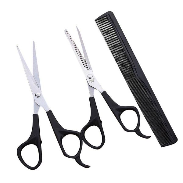 

professional barber hair cutting set scissors thinning shears and comb