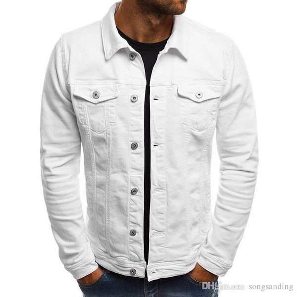 

перевозка груза падения 2019 джинсовые мужские куртки мода джинсы куртки приталенный fit свободного покроя уличный стиль старинные мужчины ж, Black;brown