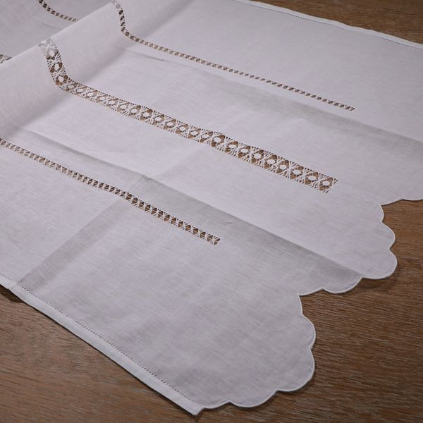 

cl002: classic white hand made / handmade drawn thread work curtain