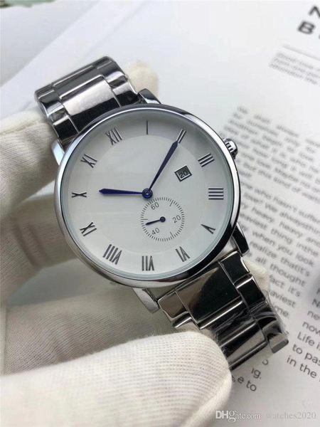 

любители моды часы с щепкой из нержавеющей стали женские дизайнерские часы римская цифра часовая метка наручные часы дата пары все циферблат, Slivery;brown