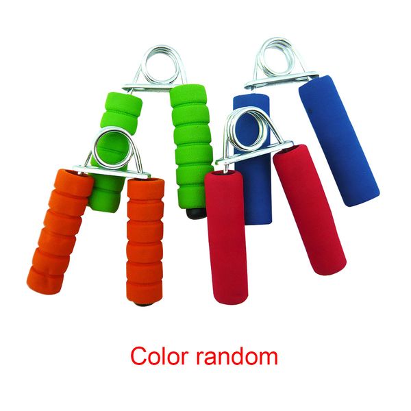 

portable steel hand gripper wrist developer muscle fitness sponge handle sports supplies finger exercise strength training