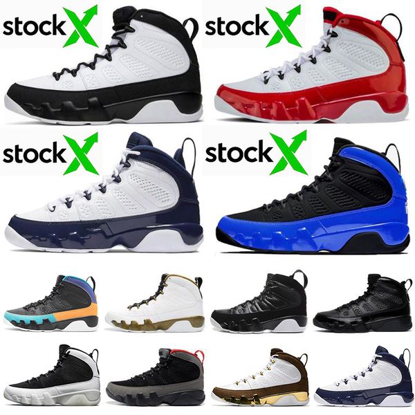 

direct sell 9 9s mens basketball shoes gym red dream it do it unc anthracite the spirit bred og space jam sports sneakers, White;red