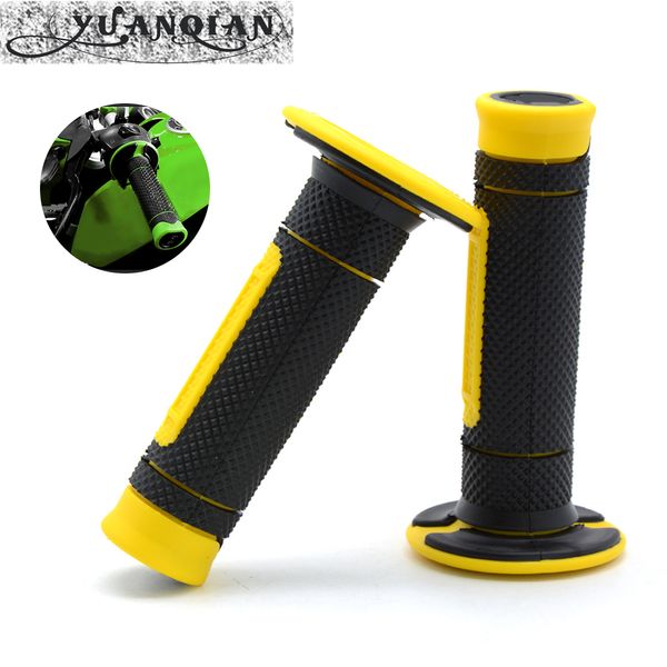 

rubber handlebar grip hand bar grips 7/8"22mm for wrf exc sx sxf crf yzf drz dirt pit bike motocross motorcycle