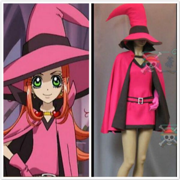 

new chocolat costume from sugar sugar rune cosplay anime halloween, Black;red