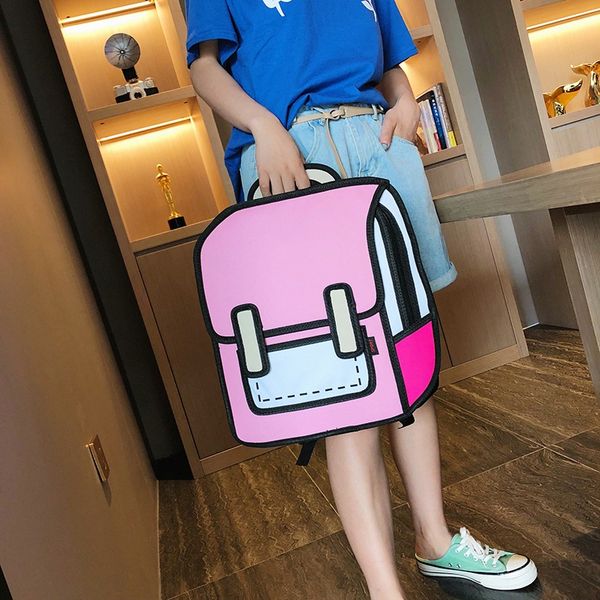 

jiulin women backpack mochila shoulder-bag teenager travel female pink girls casual bow