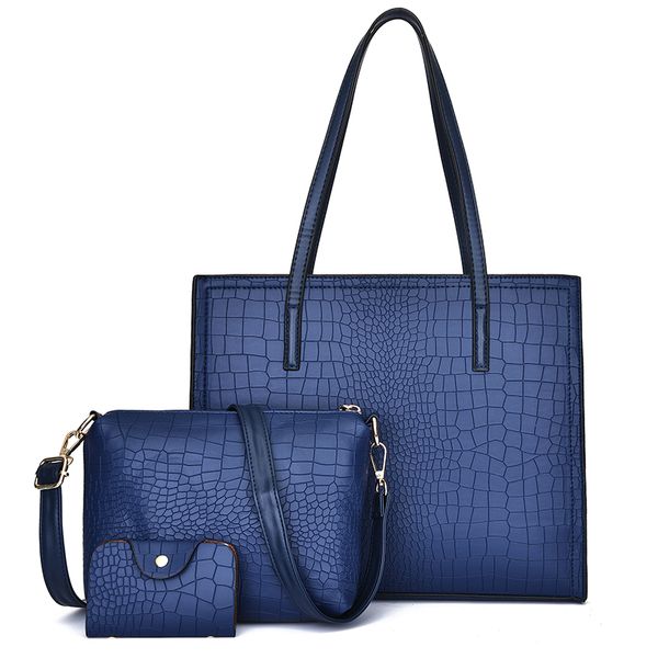 

women's bag new simple fashion korean version of the wild crocodile pattern female shoulder messenger bag