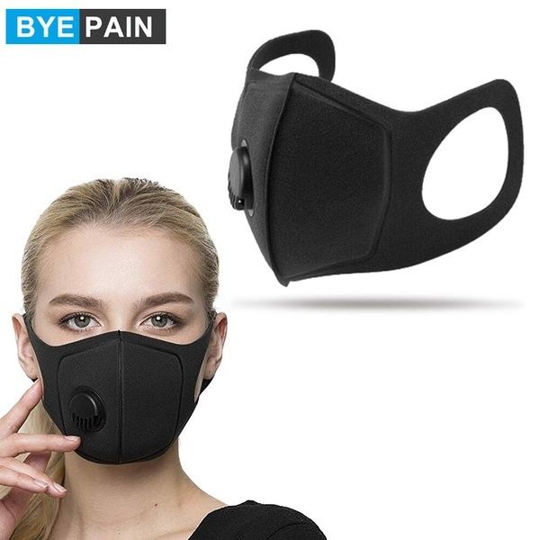 

byepain respiratory upgraded version men & women anti-fog haze dust pm2.5 pollen 3d cropped breathable valve mask