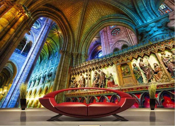 

wallpaper for walls 3 d for living room european ornate architecture luxury court 3d background wall