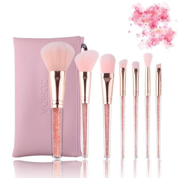 

7 pcs makeup brush eyeshadow brush cosmetics blending powder foundation eye shadow make up