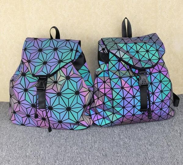 

2020 new fashion geometric pattern backpack 3 styles luxury designer backpacks school bags for men women