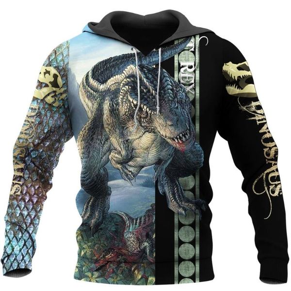 

2020 dinosaur 3d all over printed hoodies men women fashion casual sweatshirt and zip hoodies fashion, Black