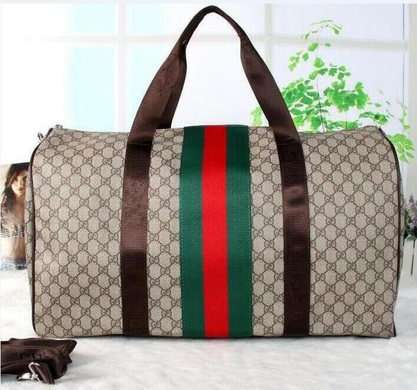 

55CM large capacity women travel bags classical designer sale high quality men shoulder duffel bags carry on luggage keepall