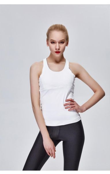 

back womens yoga tanks breathable elastic force solid color womens camis females skinny absorb sweat beautiful, White
