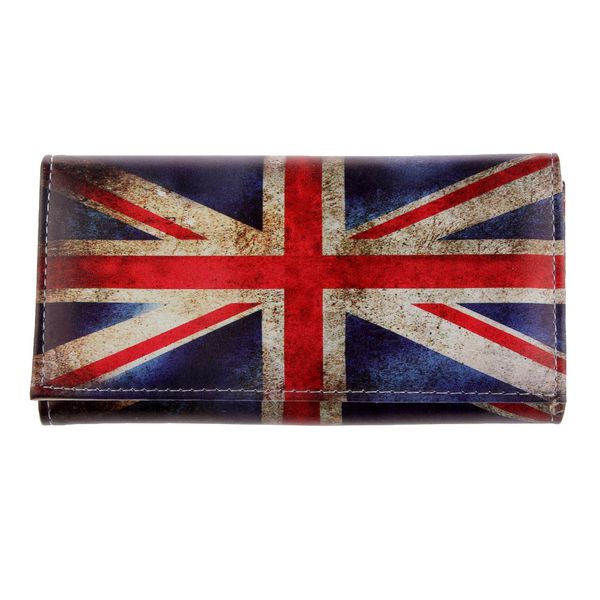 

charm women long leather wallet elegant lady card purse gifts, Red;black