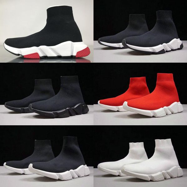 

sock shoe speed trainer running shoes with box sneakers speed trainer socks race runners black shoes men and women sports shoes
