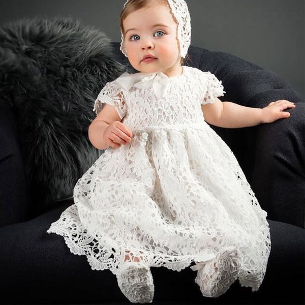 

new style baptist party dress baby girl wedding dress baby birthday party birthday first long, Red;yellow