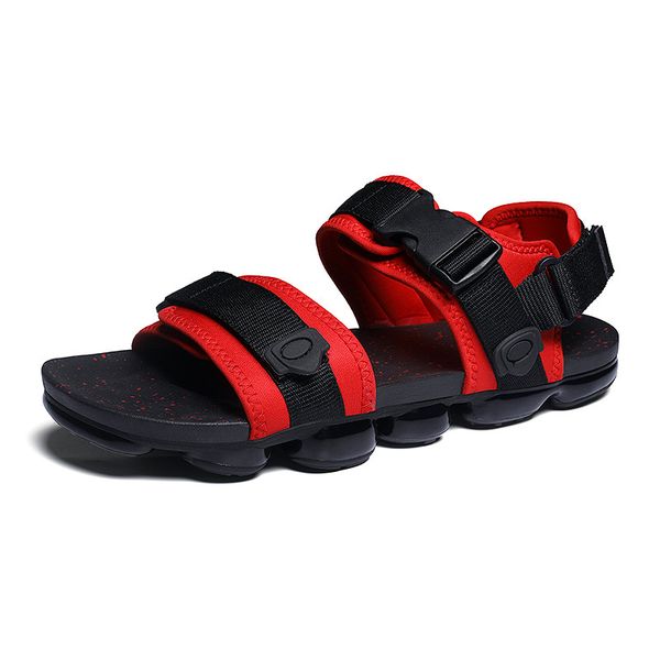 

men sandals plus size fashion summer outdoor breathable shoes classics comfort beach shoes hollow men sandals, Black
