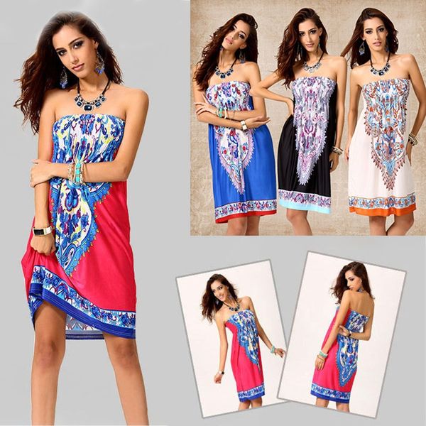 

summer dresses for women plus size dress knee length dresses cotton dress off shoulder chiffon beach dress home clothing dhl fa3174, Blue;gray