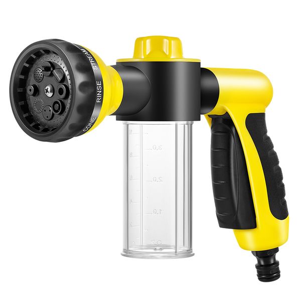 

garden car dual purpose car washing nozzle 8 in 1 foam water gun high pressure soap sprayer adjustable spray tool