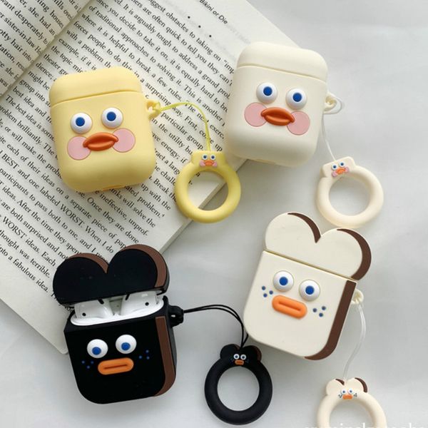 

luxury fashion brand silicone bluetooth wireless earphone case for airpods1/2 box cute headset cases earphone cover