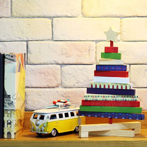 

afbc christmas tree pendants xmas tree mini rotating wooden deskornaments decorations creative christmas home decor gifts