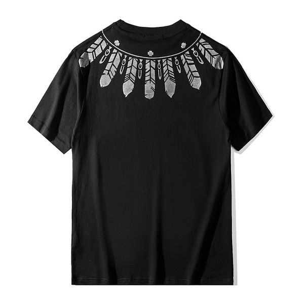 

20ss летние мужские футболки конструктора способ вскользь пары коротких рукава хлопка высокого качества мужчины женщина тис размер s-2xl, White;black