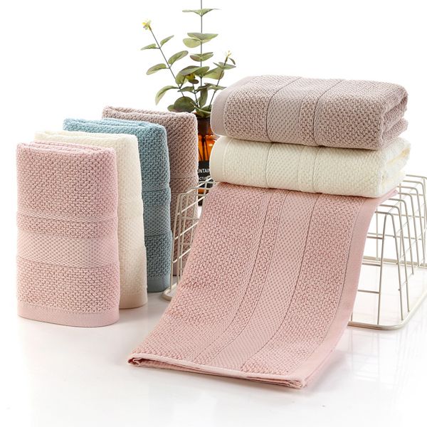 

pure cotton towel plain jacquard textile towel household group buying gifts