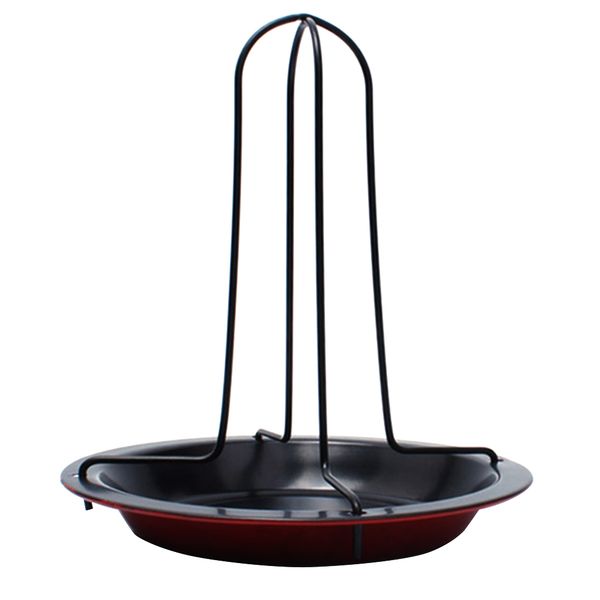 

carbon steel chicken roaster holder rack non-stick barbecue grill bbq accessories