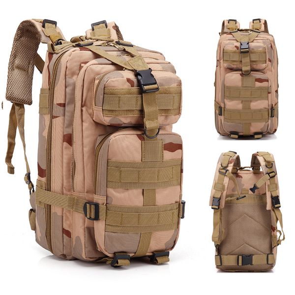 

outdoor tactical 3p backpack for camping climbing travelling hiking camouflage molle bag men sport backpack