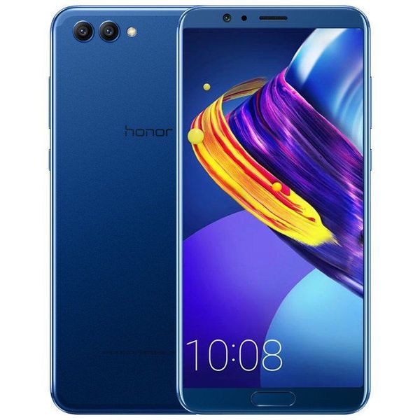 Оригинальные Huawei Honor V10 4G LTE Сотовый телефон 4GB RAM 64GB 128GB ROM KIRIN 970 OCTA CORE Android 5.99 