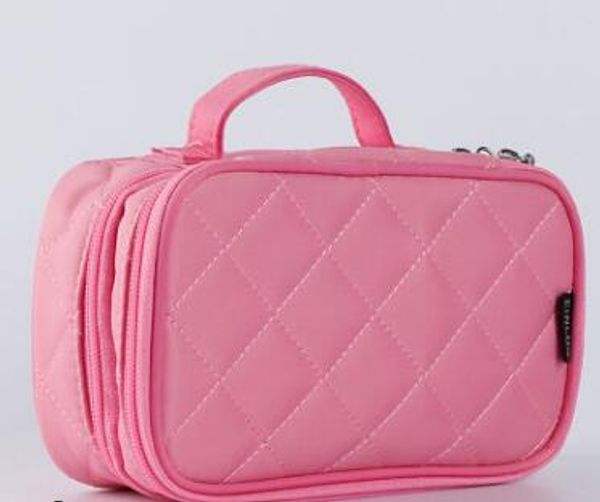 

designer-leather purse make up bag handbag wallets cosmetic bags clutch purse, Blue;pink