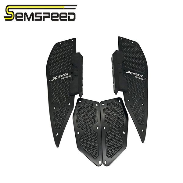 

motorcycle x max footrest foot pads pedal plate pedals for yamaha xmax 300 xmax 400 250 125 2017 2018 2019 accessories