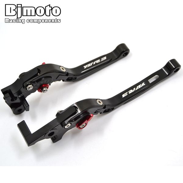 

one pair motorbike cnc extending clutch brake lever for yamaha yzf r3 2015 2016 2017 2018 yzfr3 abs 2017-2018 yzf r25 2013-2015