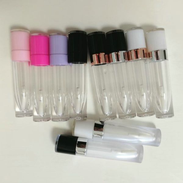 

wholesale cosmetic round lipgloss packaging containers unique clear lip gloss tubes empty lipgloss tube bottle container travel bottles