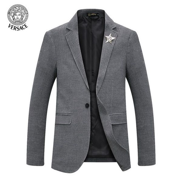 

v design mens blazer jacket fashion british style men's leisure person men business suit brand jackets luxury formal parka b1015276t, Black;brown