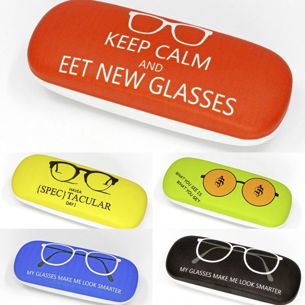 

nht8e leather cartoon fresh and simple frame for case glasses case storage glasses box male and female students storage box anti-fall pressu