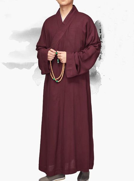 

buddhist shaolin monks uniforms summer&spring robe lay meditation suits zen clothing green/red/blue/yellow