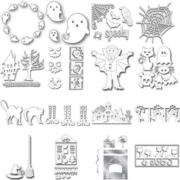 

halloween metal cutting dies stencil scrapbooking paper card embossing craft diy