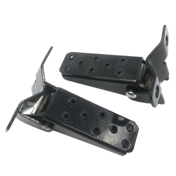 

1pair adjustable bike folding black rest retro parts practical durable foot pegs motorcycle universal pedals metal