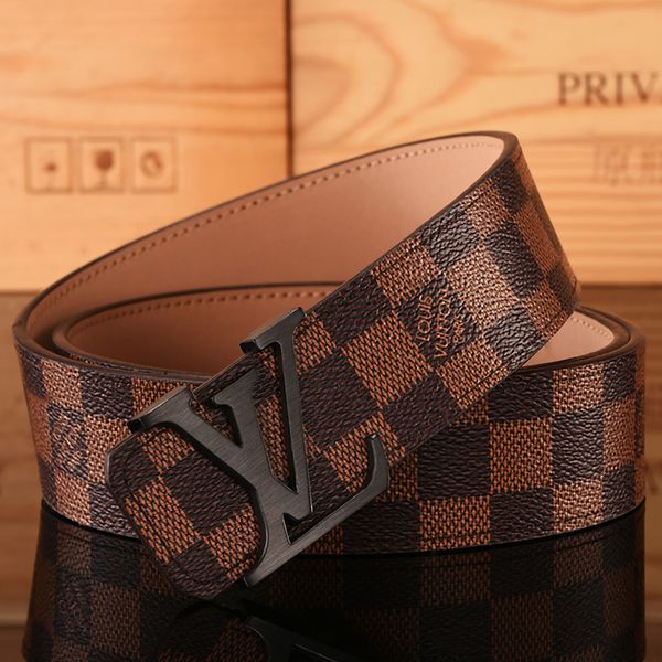 

New fa hion brand belt men women brand trademark de ign belt gold buckle party jean wai t belt 13 loui 13 vuitton 13